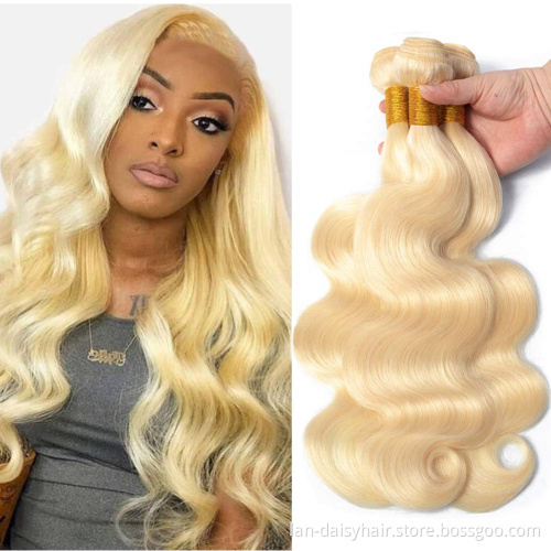 Blonde Bundles 613 Peruvian Hair Body Wave Bundles In Wholesale Deals 100% Human Hair For Woman Remy Hair Extension